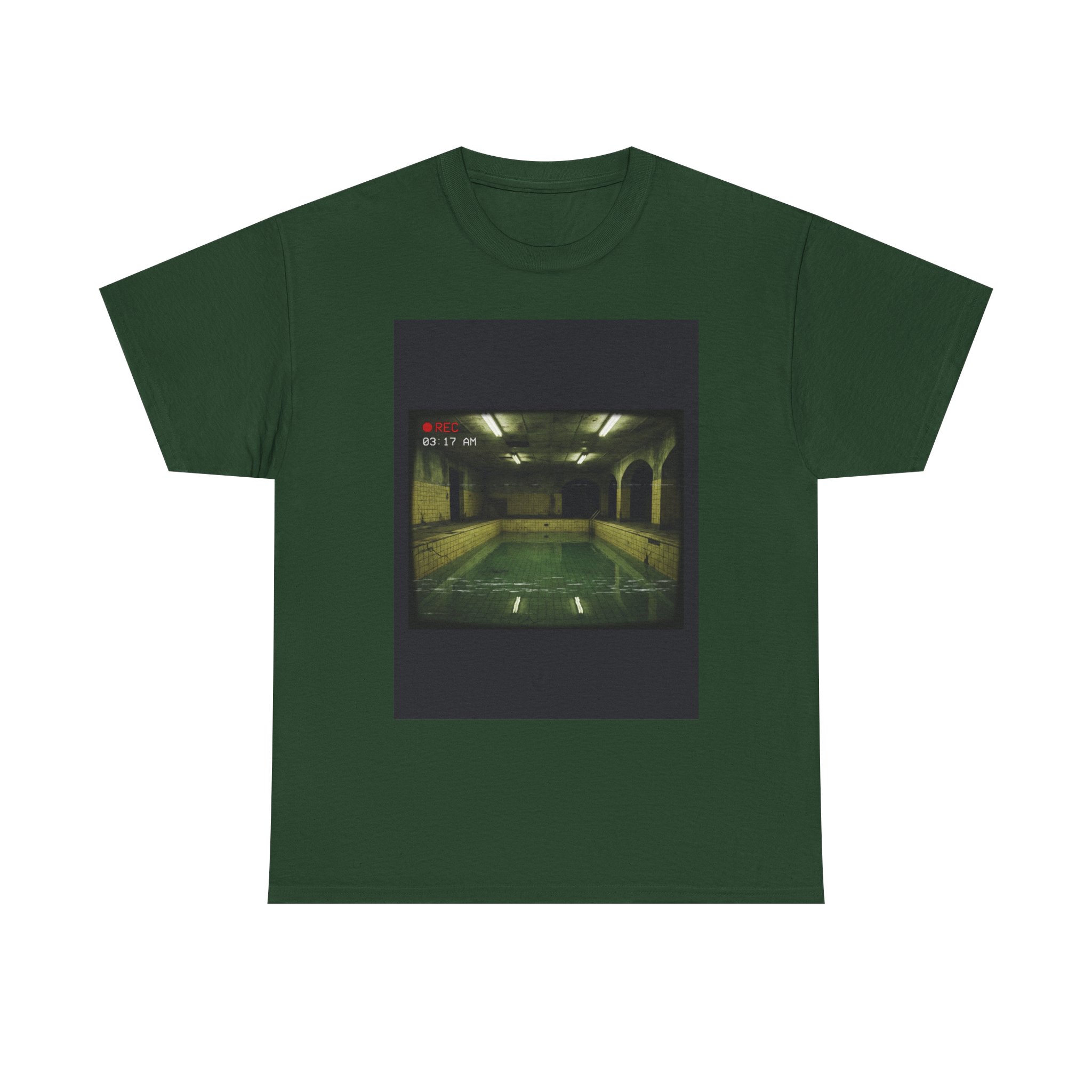 Pool Rooms Tee — Liminal Space Analog Horror Found-Footage Shirt - Image 9