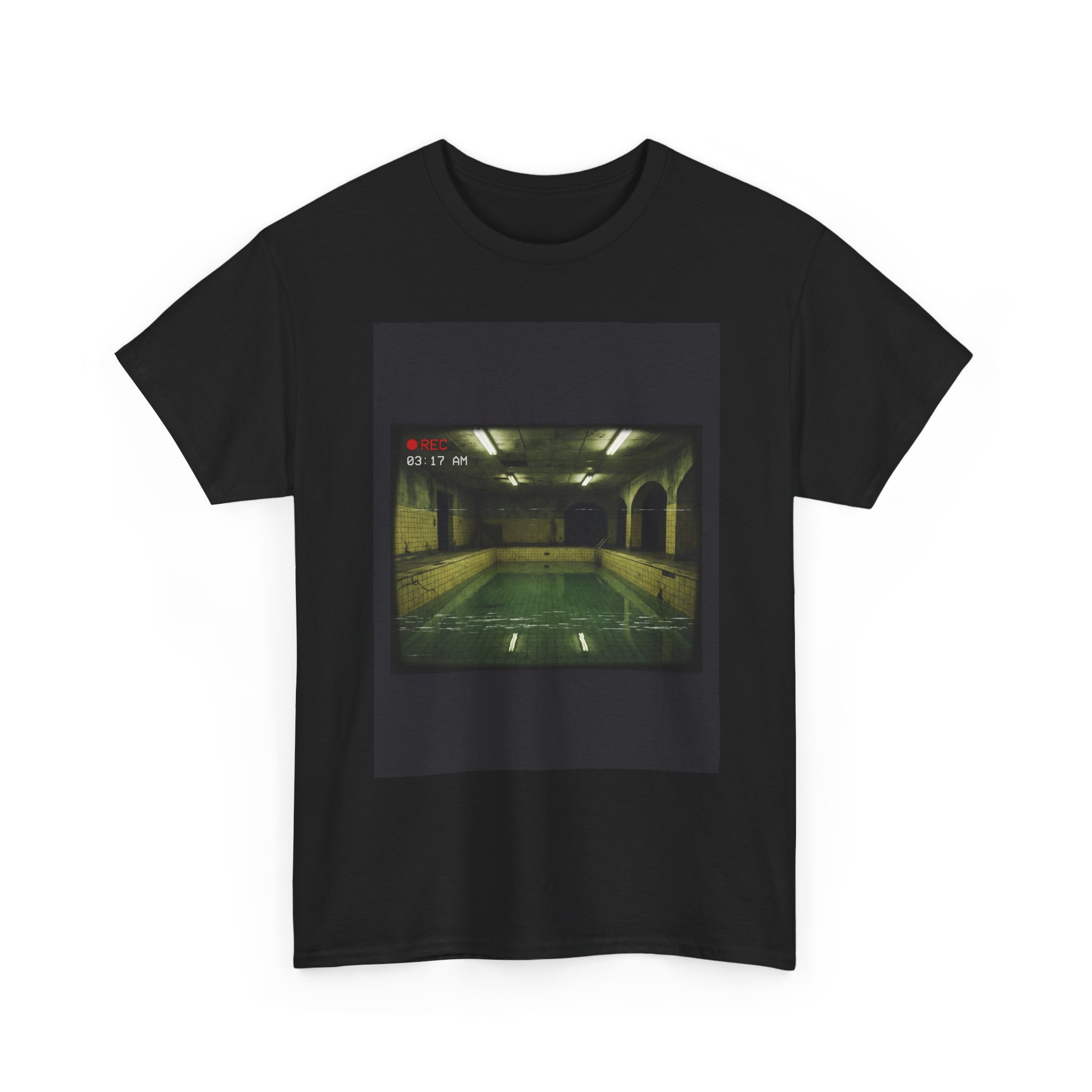 Pool Rooms Tee — Liminal Space Analog Horror Found-Footage Shirt - Image 3