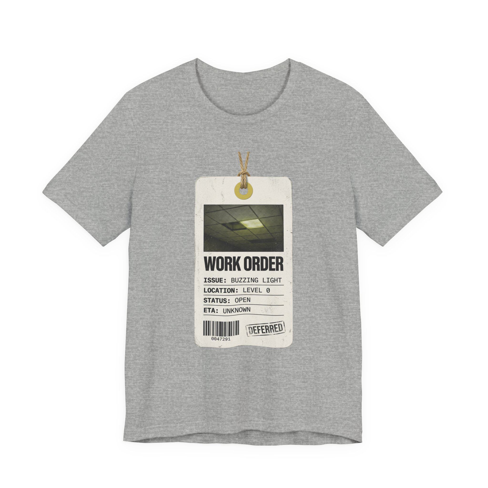 Backrooms Work Order Tee | Liminal Space, Analog Horror T-Shirt - Image 13