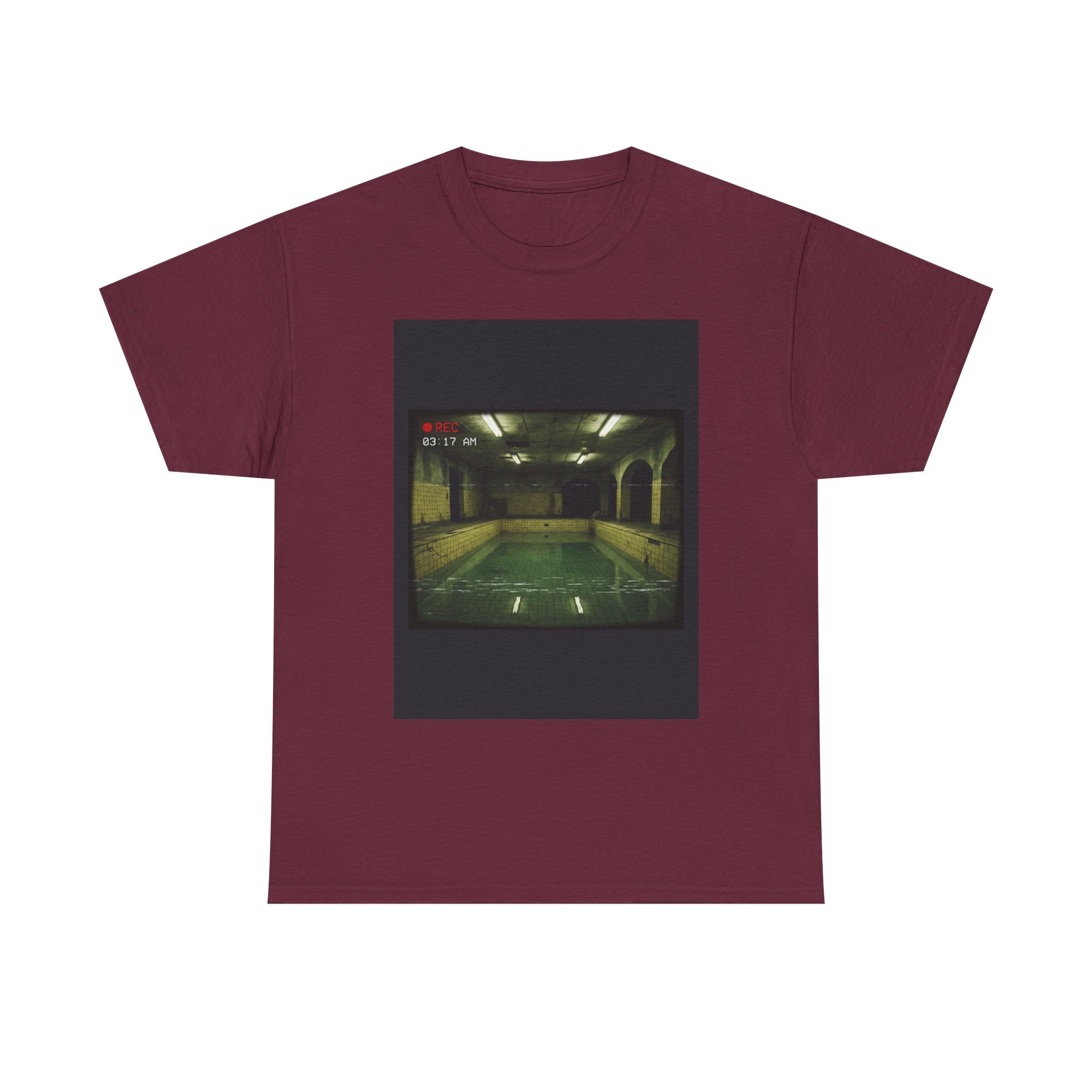 Pool Rooms Tee — Liminal Space Analog Horror Found-Footage Shirt - Image 5