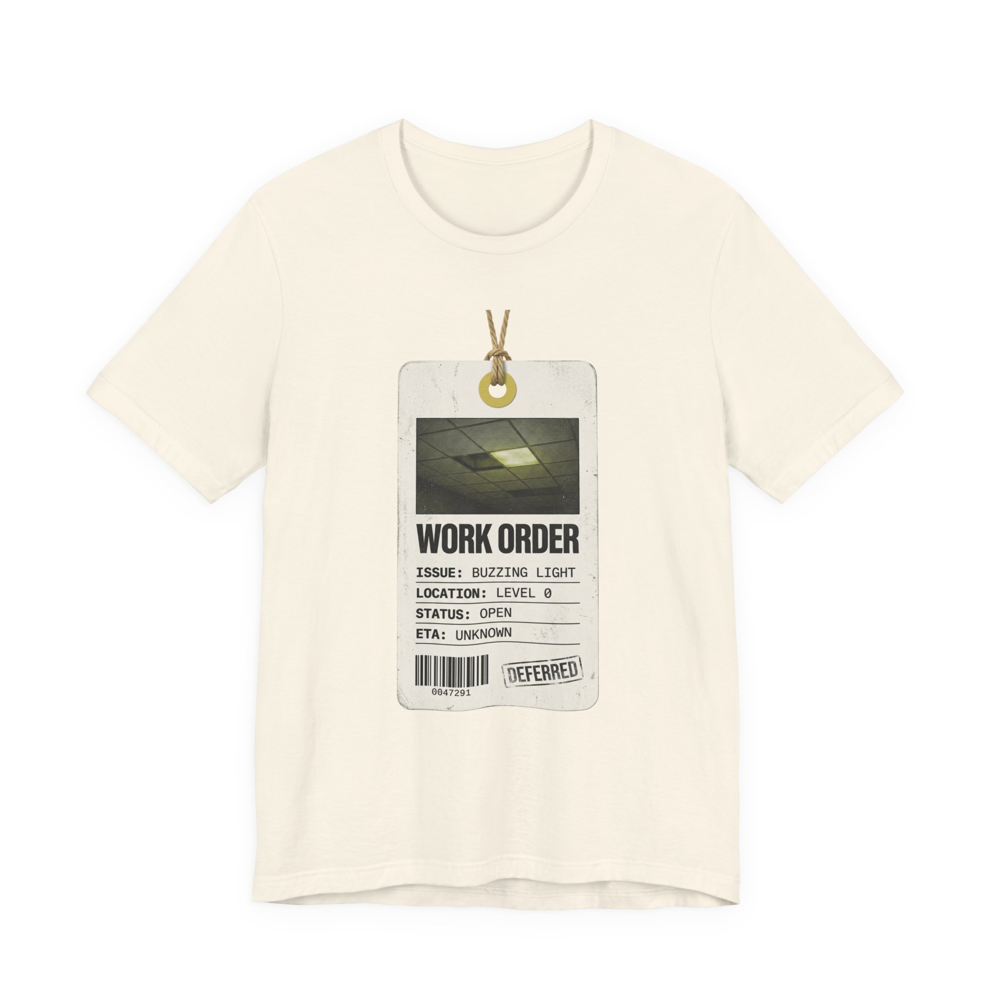 Backrooms Work Order Tee | Liminal Space, Analog Horror T-Shirt - Image 9