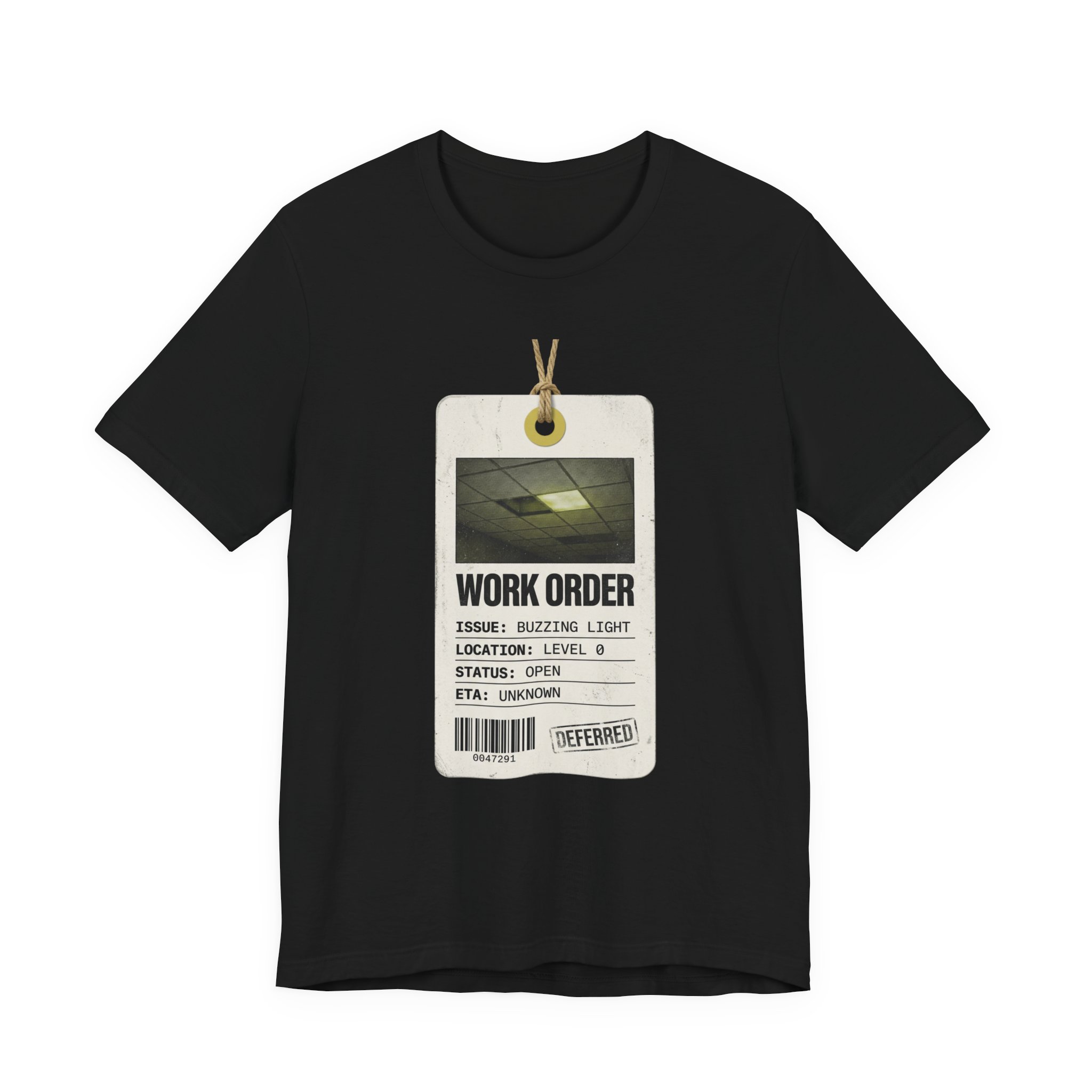 Backrooms Work Order Tee | Liminal Space, Analog Horror T-Shirt - Image 5
