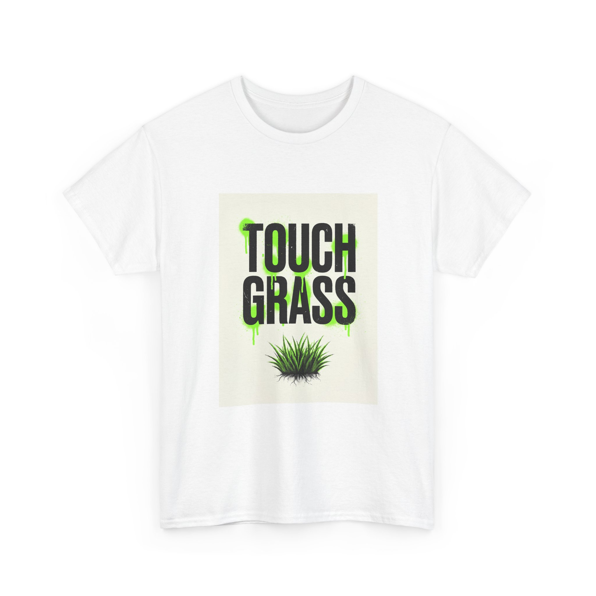 Touch Grass Tee — Funny Gen-Z Meme Ironic Streetwear Shirt - Image 3
