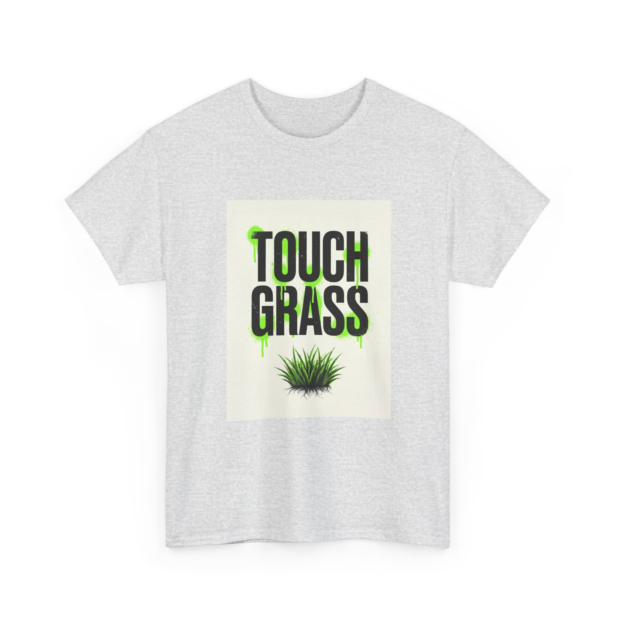 Touch Grass Tee — Funny Gen-Z Meme Ironic Streetwear Shirt - Image 7