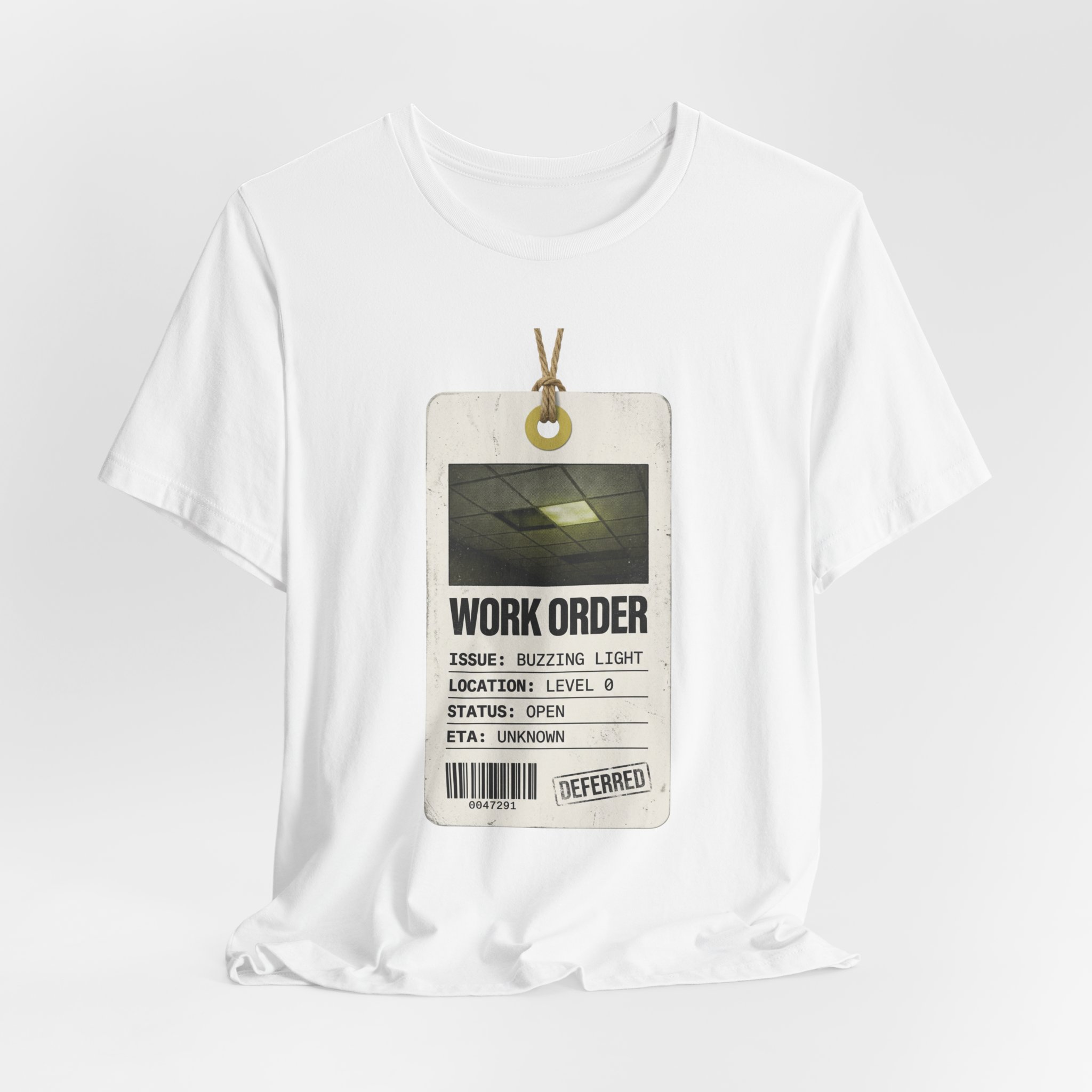 Backrooms Work Order Tee | Liminal Space, Analog Horror T-Shirt - Image 4