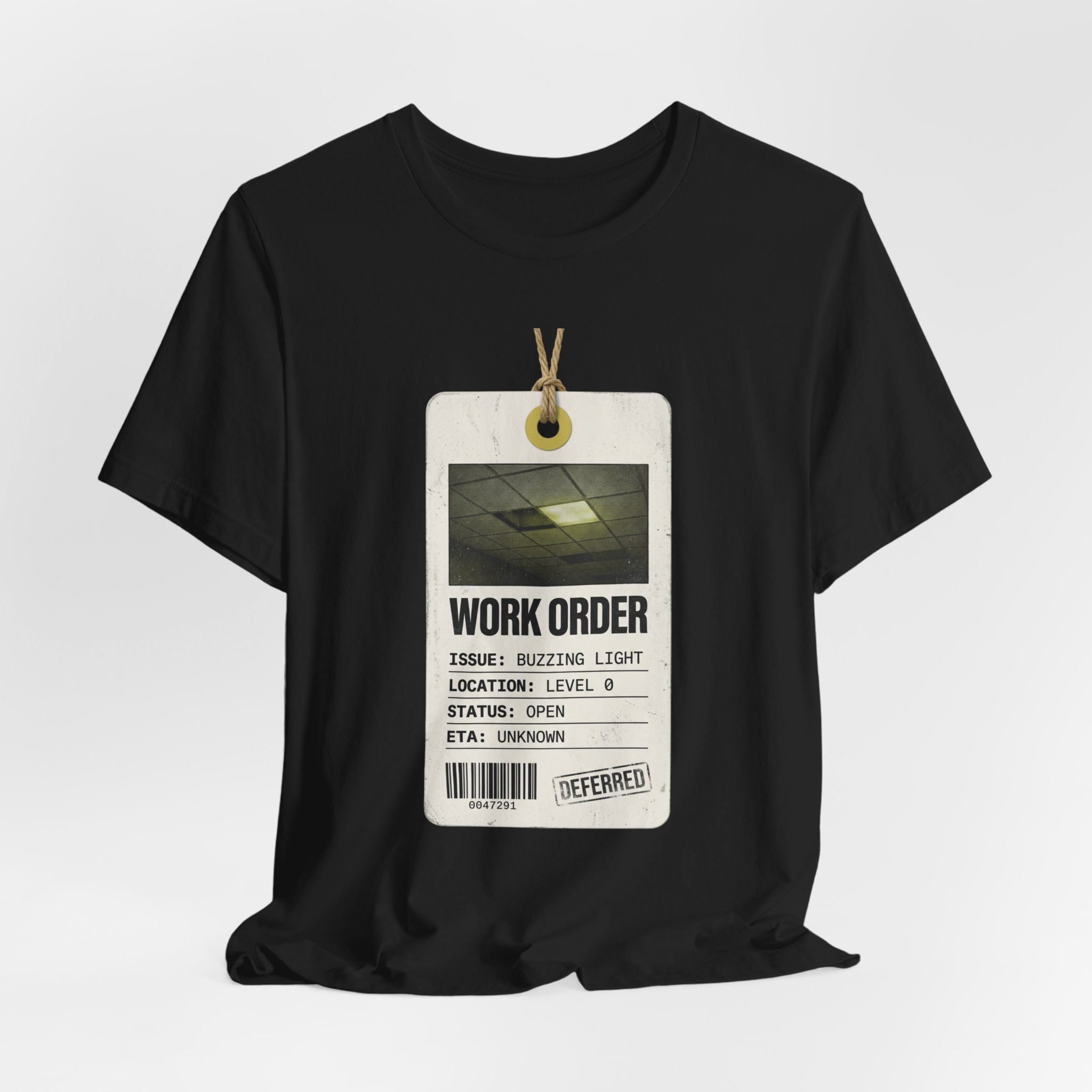 Backrooms Work Order Tee | Liminal Space, Analog Horror T-Shirt - Image 8