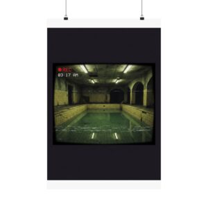 Pool Rooms Poster — Liminal Space Weirdcore Wall Art Print