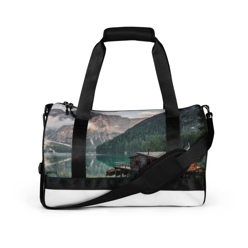 All-over print gym bag